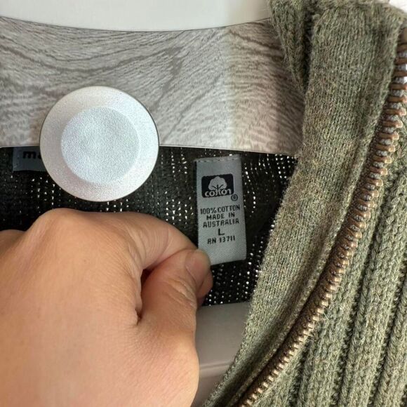 Marsh landing 100% Cotton Vintage 90's Sweater Vest - Picture 4 of 10